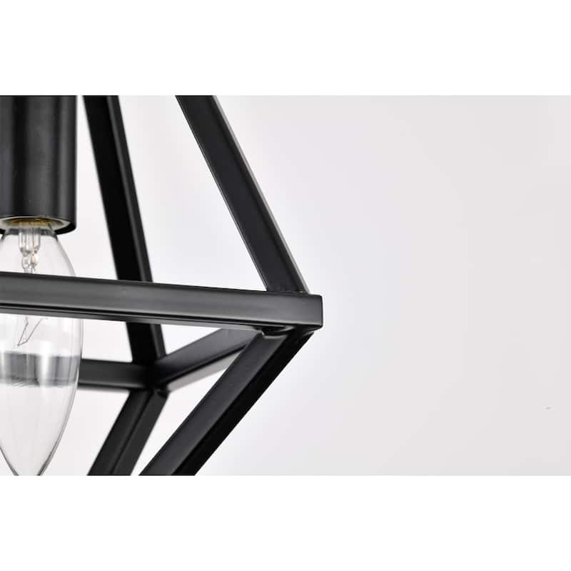 Tomo 8 Inch Matte Black Single Light Pendant
