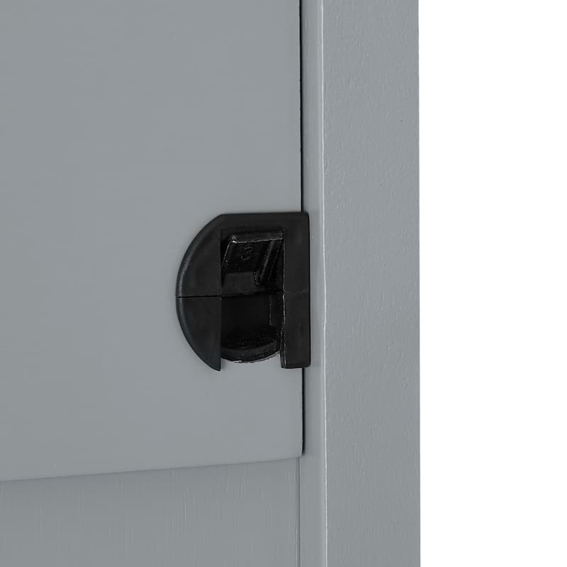 40" Hall Tree with Shoe Rack Bench and Coat Hooks, Entryway Bench with Open Shelves and Shoe Cabinets