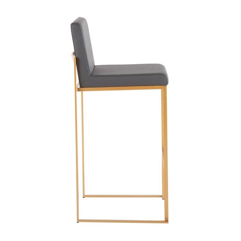 Silver Orchid Forrest High Back Bar Stool - Set of 2