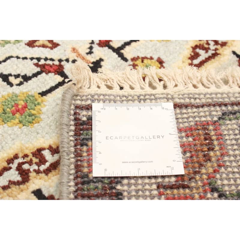 ECARPETGALLERY Hand-knotted Serapi Heritage Light Grey Wool Rug - 2'5 x 9'11