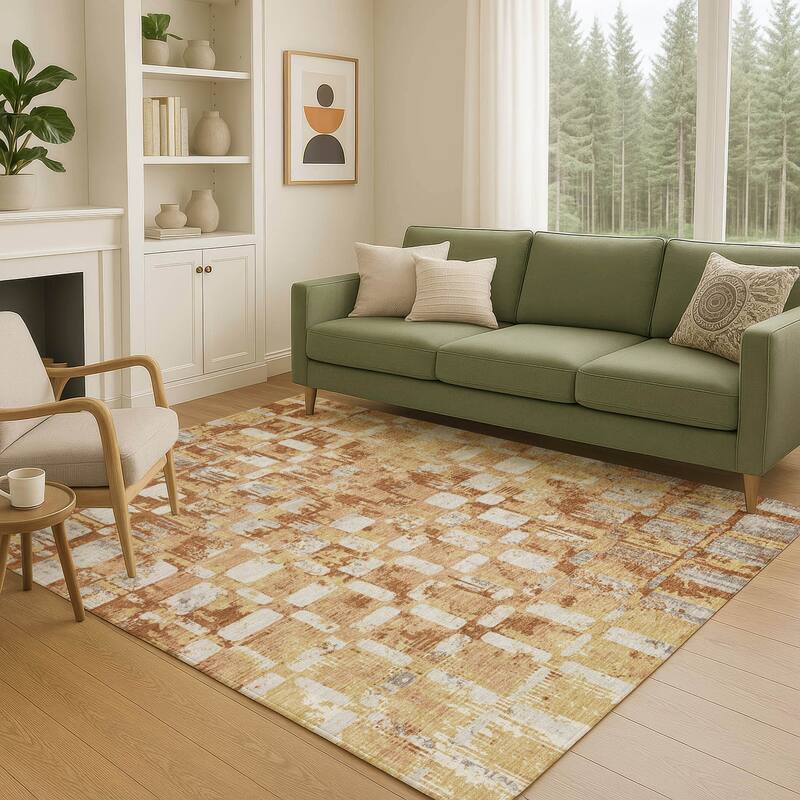 Machine Washable Indoor/ Outdoor Casual Foxfield Chantille Rug