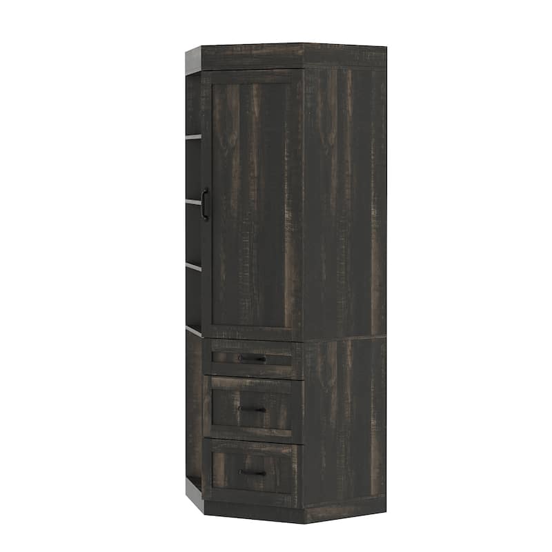 Large Gun Safe with Digital Lock Tall Storage Cabinet with Shelves, Multi-Option Secure Locker and Cupboard