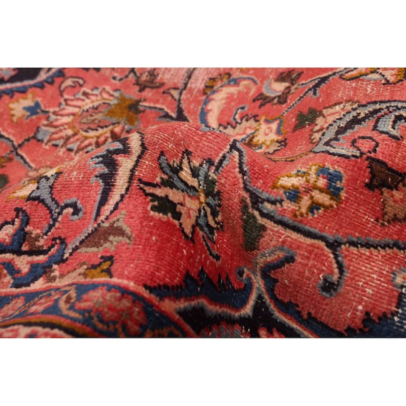 ECARPETGALLERY Hand-knotted Antalya Vintage Red Wool Rug - 6'3 x 9'6