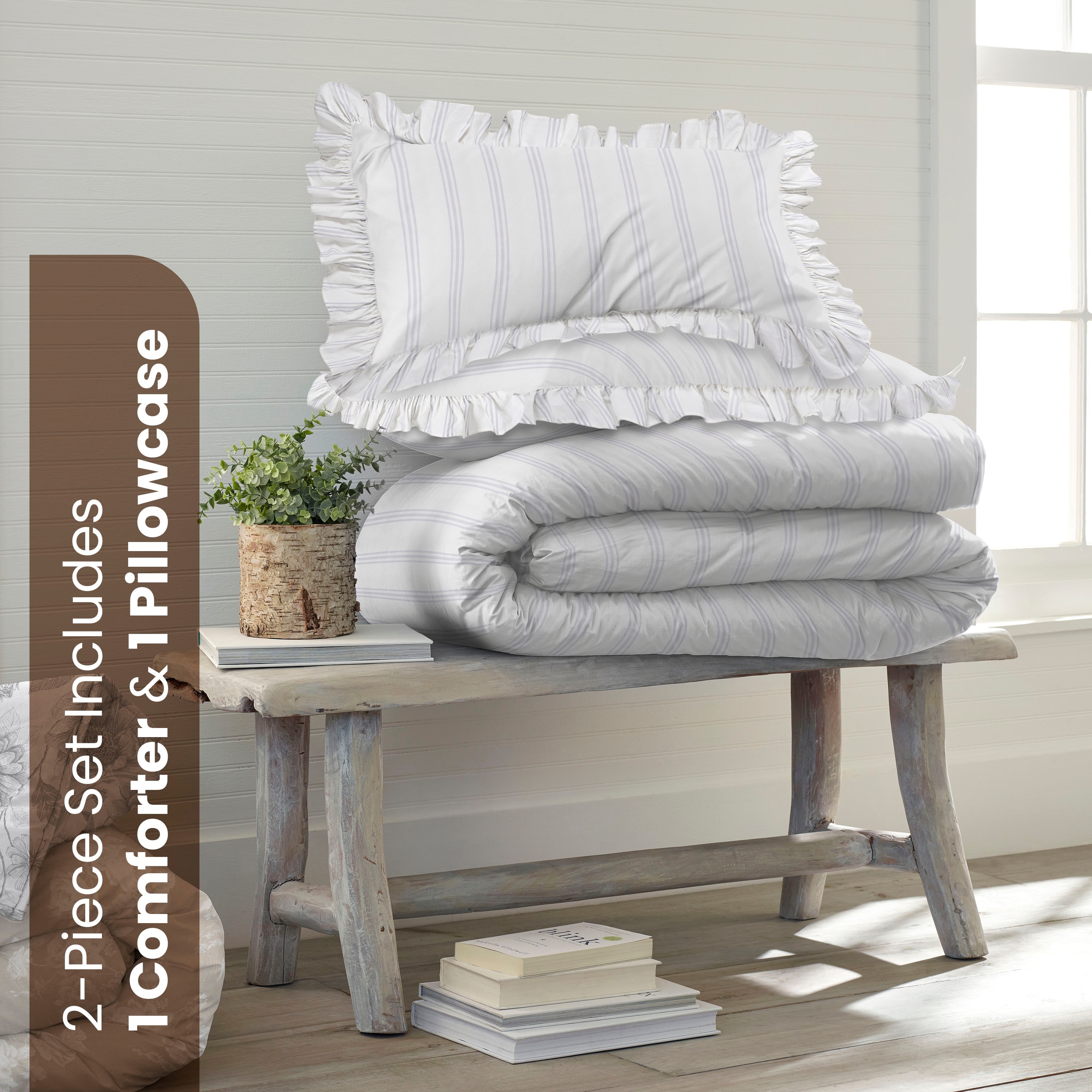Martex EcoPure Comfort Wash Brooke Comforter Set On Sale