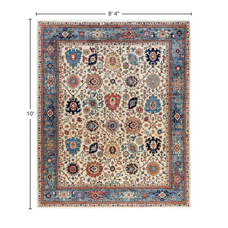 Serapi One-of-a-Kind Hand-Knotted Area Rug - Beige, 8' 4" x 10' 0" - 8' 4" x 10' 0"
