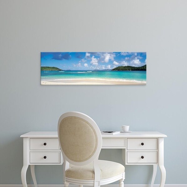 Easy Art Prints Panoramic Images's 'Hawksnest Bay Virgin Islands National Park St. John US Virgin Islands' Canvas Art