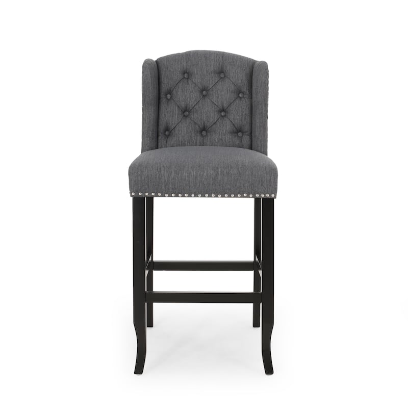 Foxwood Wingback Retro Bar Stools (Set of 2) by Christopher Knight Home