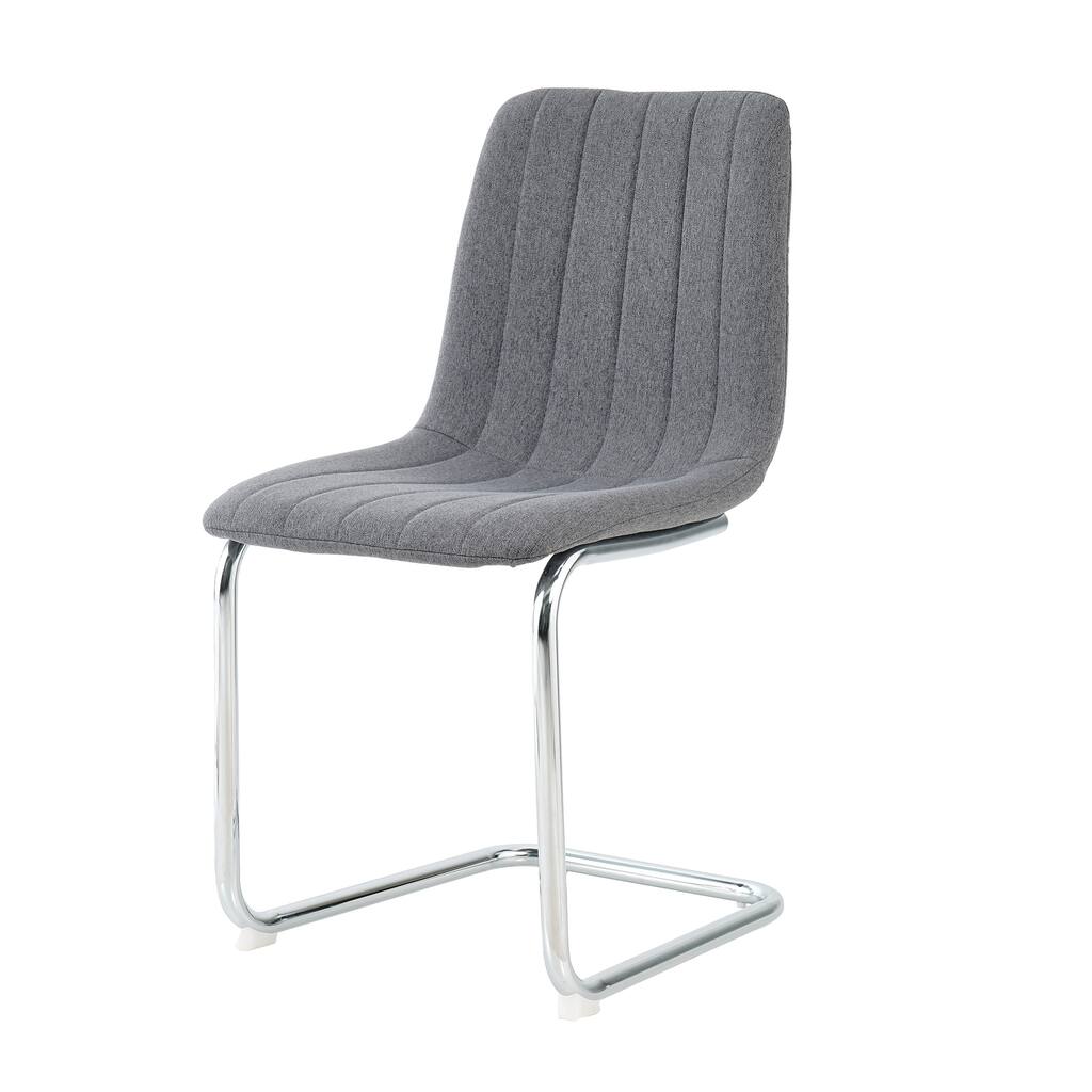 Modern simple light luxury dining Dark Grey chair