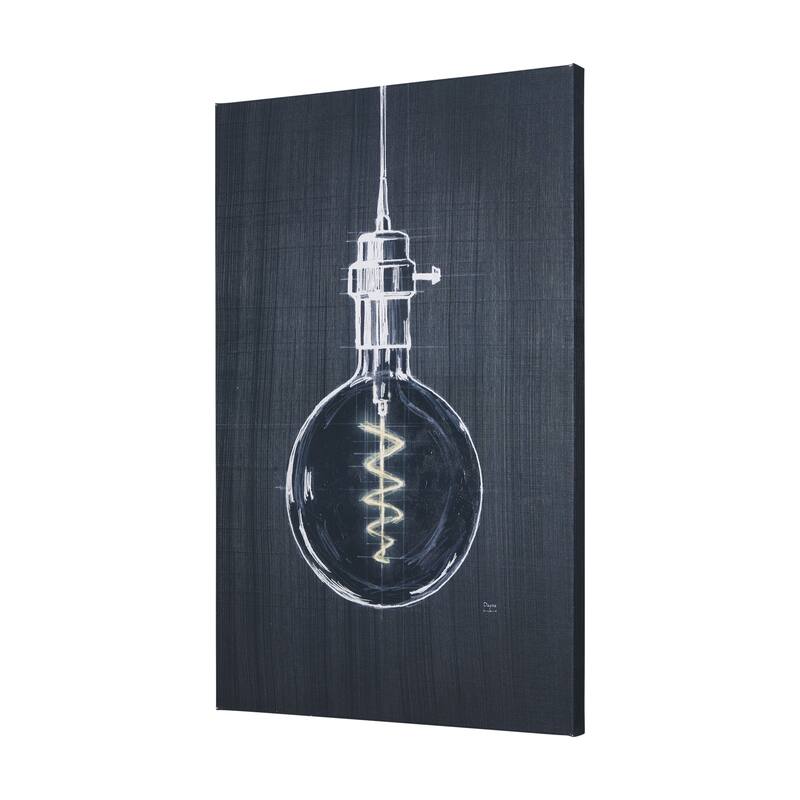 Bright Idea II (30 x 45 ) Canvas Art Print