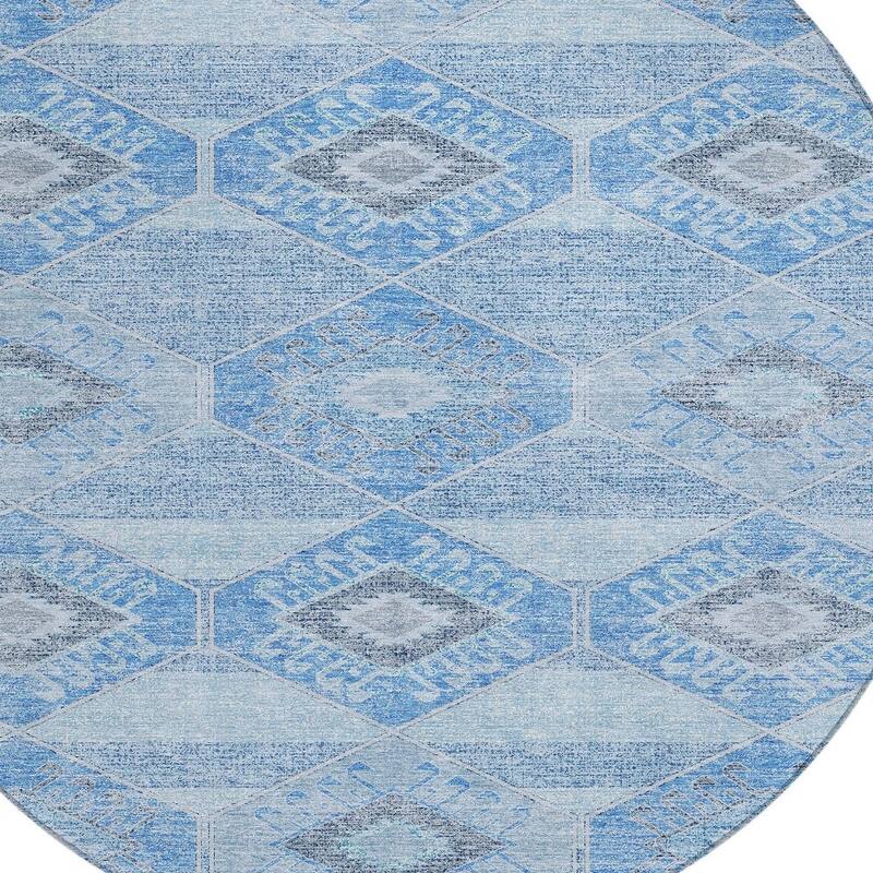 HomeRoots Aztec Transitional Rectangle Outdoor Rug