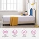 preview thumbnail 3 of 9, Mixoy Kids Bed Frames,Upholstered Platform Bed Frame for Children with Headboard,Toddler Bed For Teens