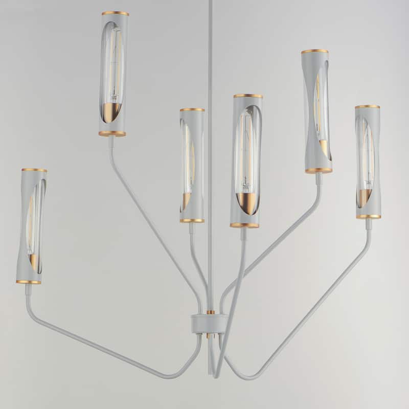 Maxim 16176 Regent 6 Light 36" Wide LED Abstract Chandelier