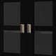 preview thumbnail 7 of 16, WYNDENHALL Stratford Solid Wood Transitional Medium Storage Cabinet - 38"w x 16.1"d x 40.6" h
