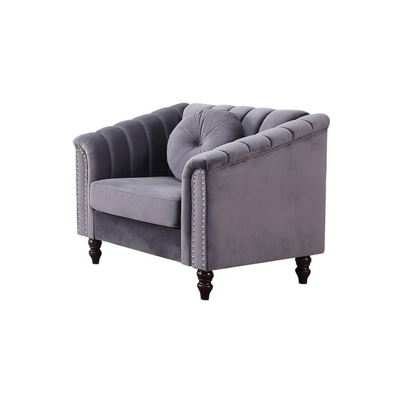 KISRAIS 37" Wide Accent Chair