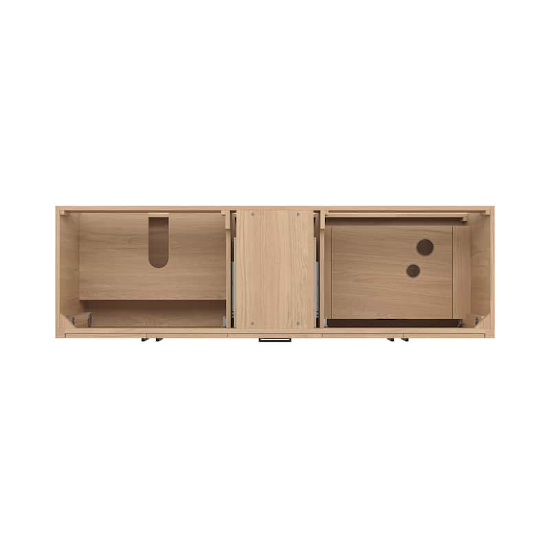 Fresca FCB4472 Sawyer 72" Double Free Standing Vanity Cabinet Only