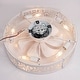 preview thumbnail 130 of 191, 16.5"/18.5"/20"/23.6"/24"/28" Vintage Distressed White Low Profile Caged Ceiling Fan with Light and Remote (7/6/5/3-Blade)