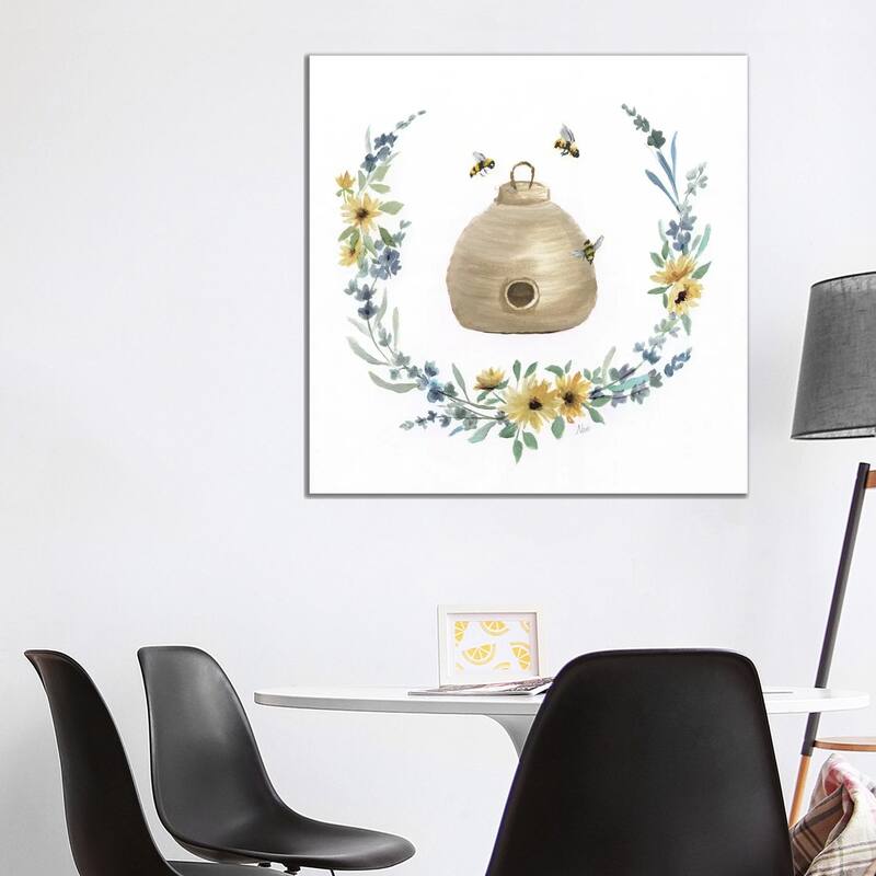 iCanvas "Bumble Bee Hive" by Nan Canvas Print - 37x37x1.5