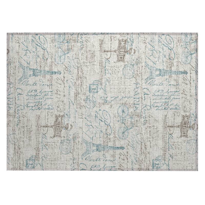 Machine Washable Indoor/ Outdoor Paris Chic Chantille Rug