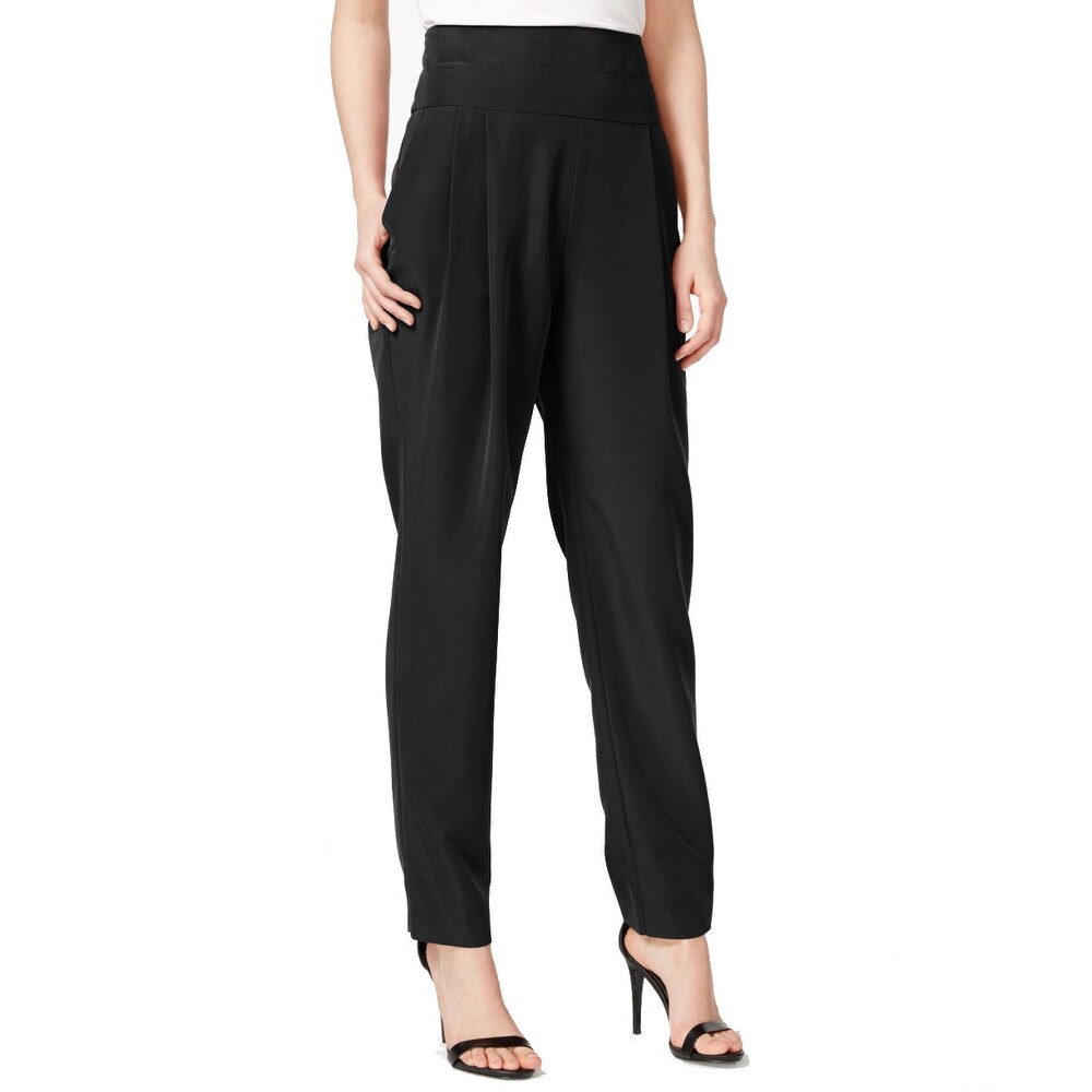 high rise tuxedo pants
