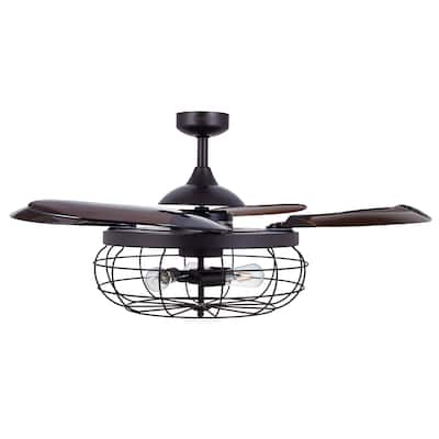 Fanaway Industri Oil Rubbed Bronze and Dark Koa 48-inch Ceiling Fan