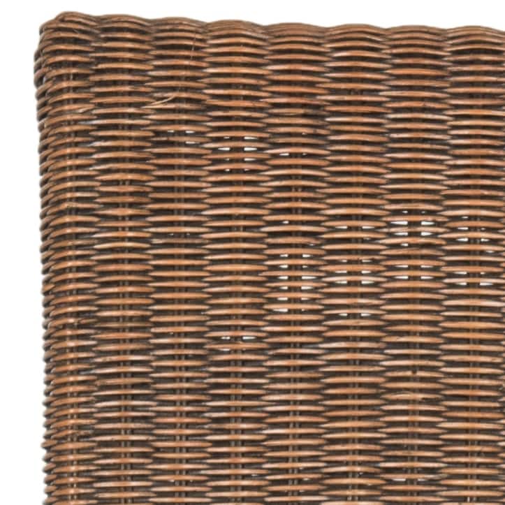 SAFAVIEH Jorine Grey Wicker Dining Chair (Set of 2) - 18.1" x 13.2" x 40.1" - 18Wx13Dx40H