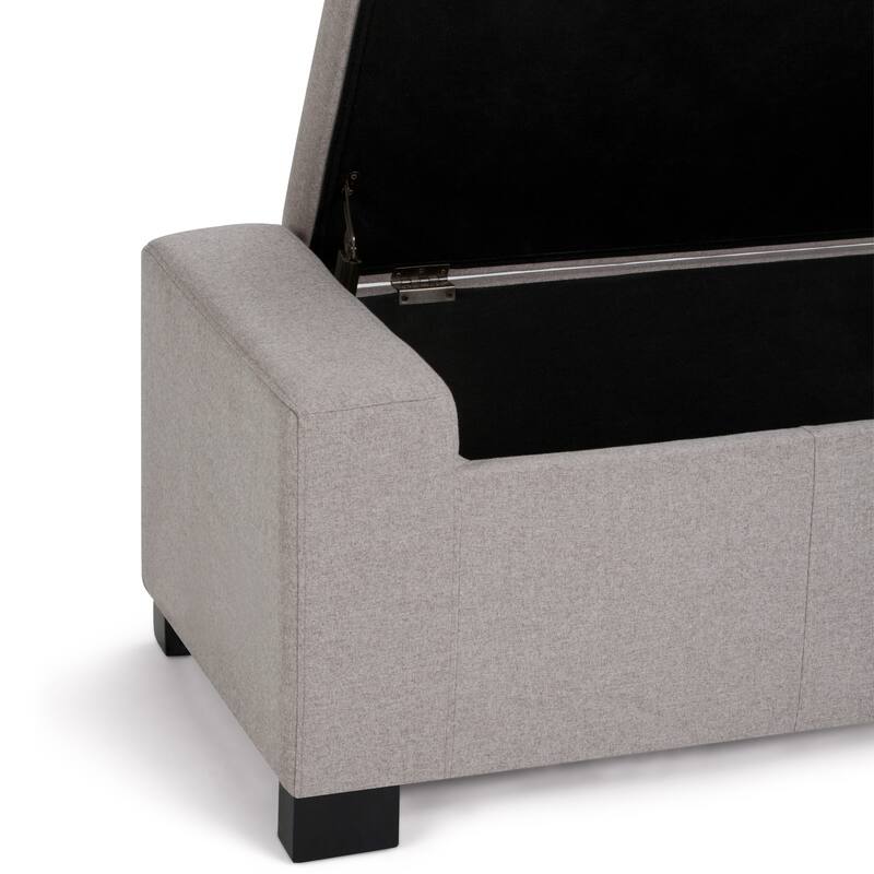 WYNDENHALL Santa Fe 51 inch Wide Contemporary Rectangle Storage Ottoman