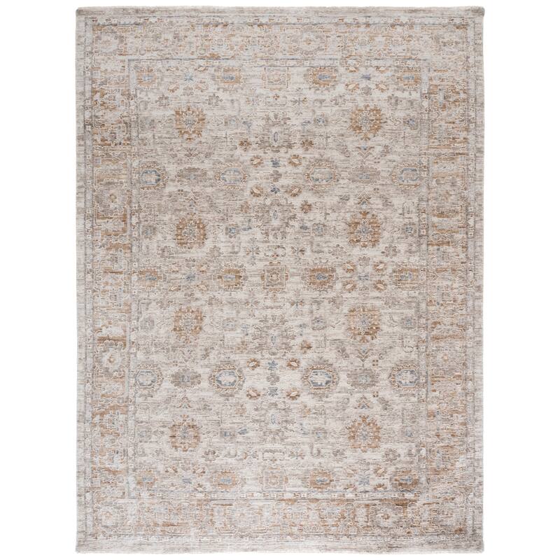 SAFAVIEH Kendal Madleine Traditional Rug - 8' x 10'2" - Beige/Grey Brown