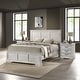 preview thumbnail 25 of 48, Roundhill Furniture Maderne 3-Piece Wood Bedroom Set, Panel Bed and Two Nightstands