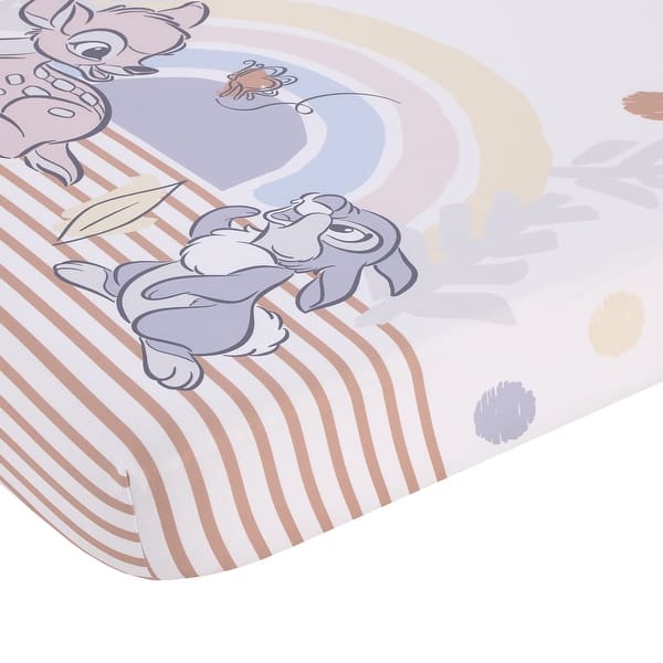 slide 2 of 3, Disney B is for Bambi Photo Op Fitted Crib Sheet