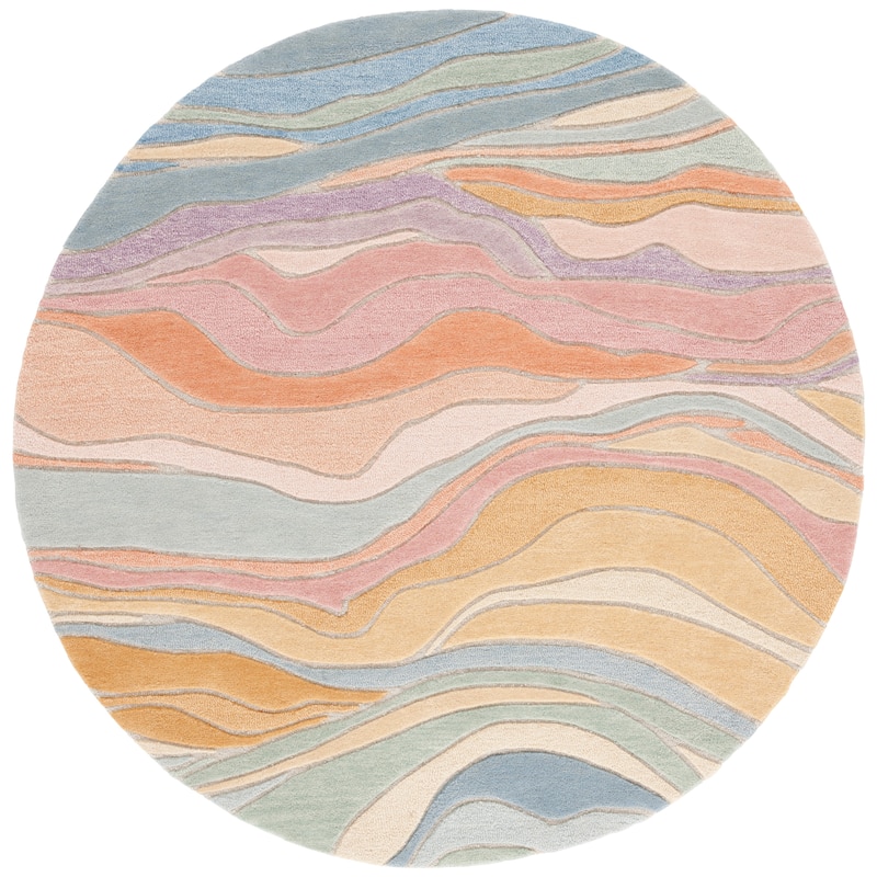 SAFAVIEH Handmade Rodeo Drive Bjarndis Mid-Century Modern Wool Rug