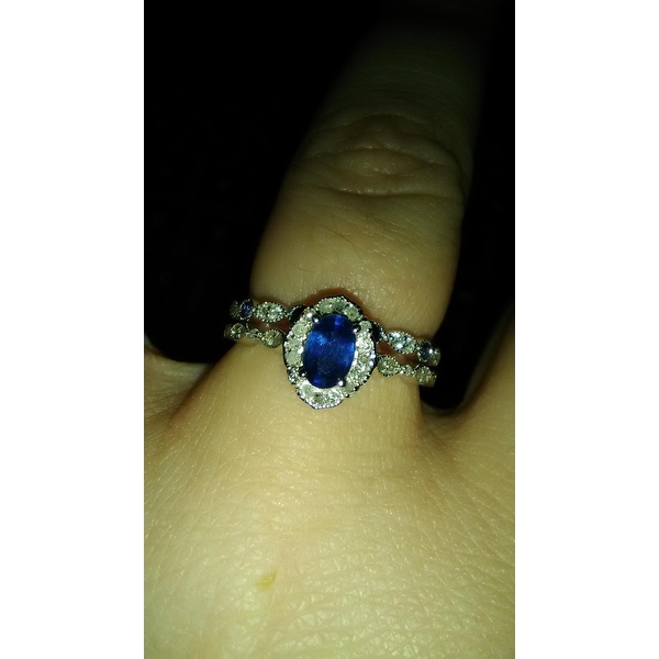 Top Product Reviews For 14k White Gold 3 4 Ct Tdw Blue Shire 14k White Gold 3 4 Ct Tdw Blue Shire Diamond Vintage Halo Antique