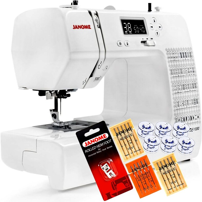 Janome 712T Treadle Sewing Machine with Exclusive Bonus Bundle - Bed Bath &  Beyond - 16797139