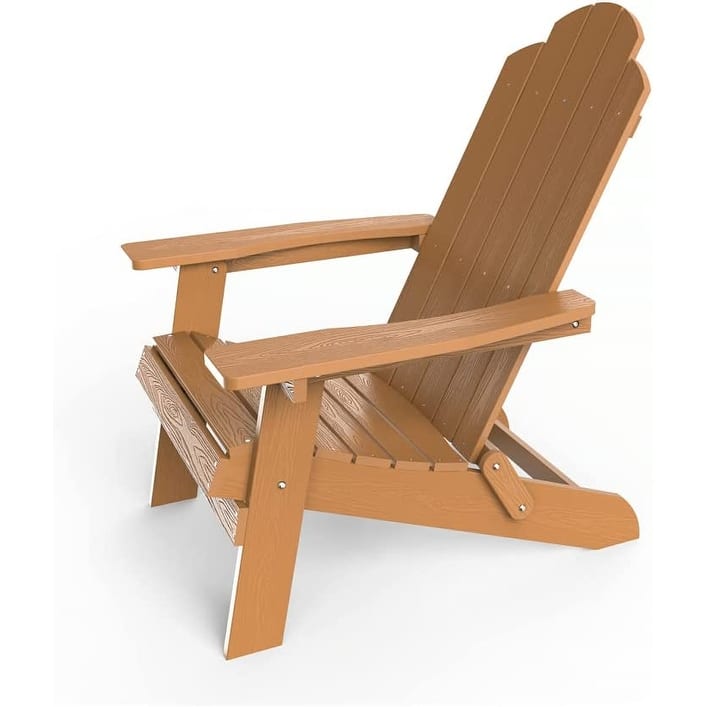 WINSOON All Weather HIPS Outdoor Folding Adirondack Chair Outdoor Garden Patio Chair