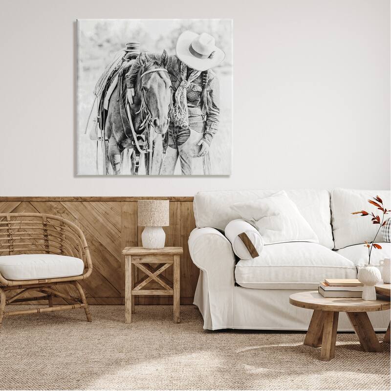 Stupell True Love Cowboy Photography Canvas Wall Art Design by PBurchettePhoto