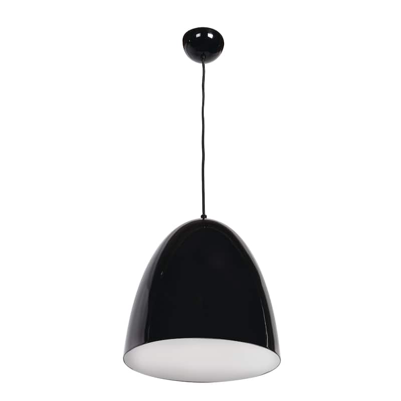 Access Lighting Nostalgia 1-light Matte Black Dome Pendant