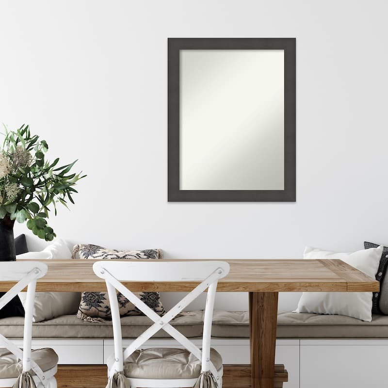 Blaine Narrow Non-Beveled Framed Wall Mirror