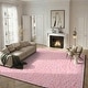 preview thumbnail 5 of 18, SAFAVIEH Polar Shag Bibi Glam Solid 3-inch Extra Thick Rug - Silver - 5'1" Square
