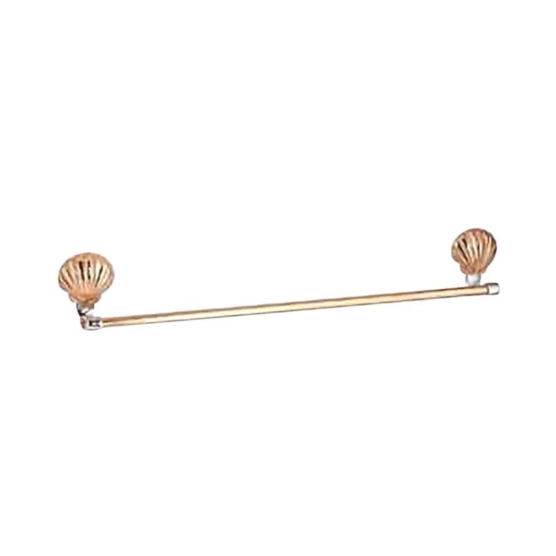 Traditional Brass Towel Bar Sea Crest 18" L Renovators Supply