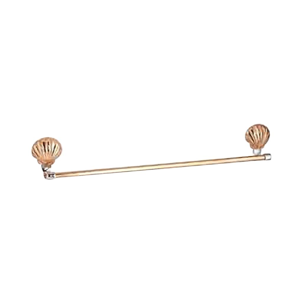 Traditional Brass Towel Bar Sea Crest 18" L Renovators Supply
