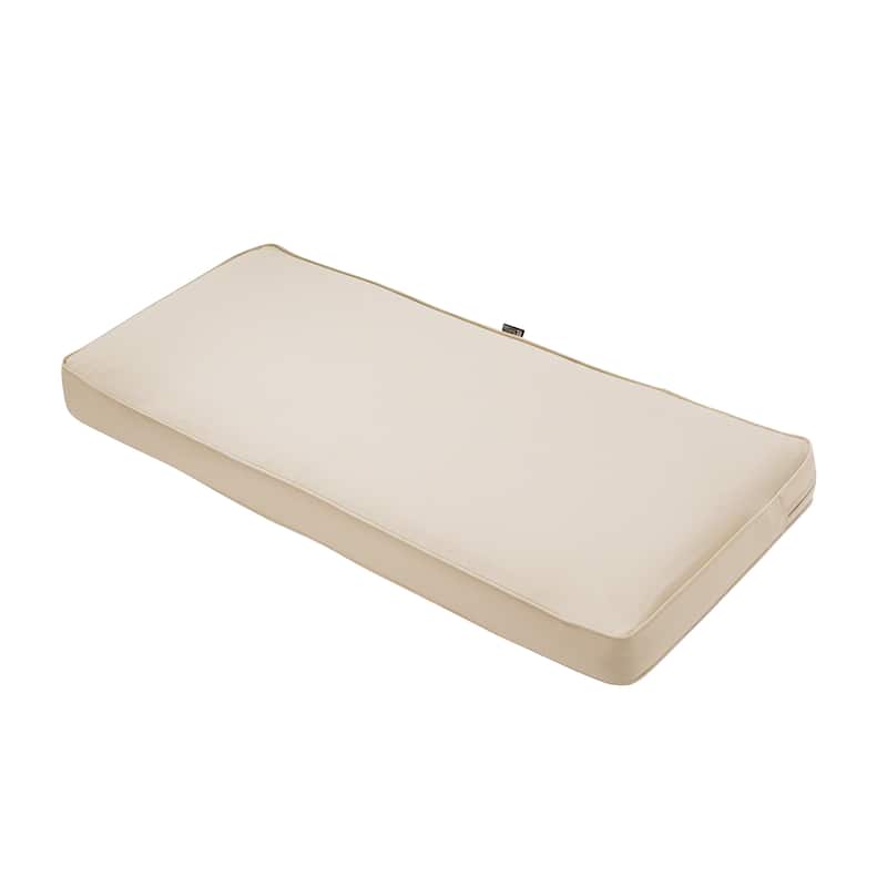 Classic Accessories Montlake FadeSafe Water-Repellent Outdoor Bench Cushion, 48"W x 18"D x 3"T