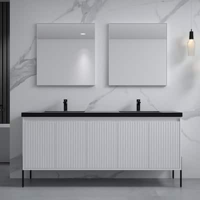 Ripple 72" Double Bathroom Vanity Set