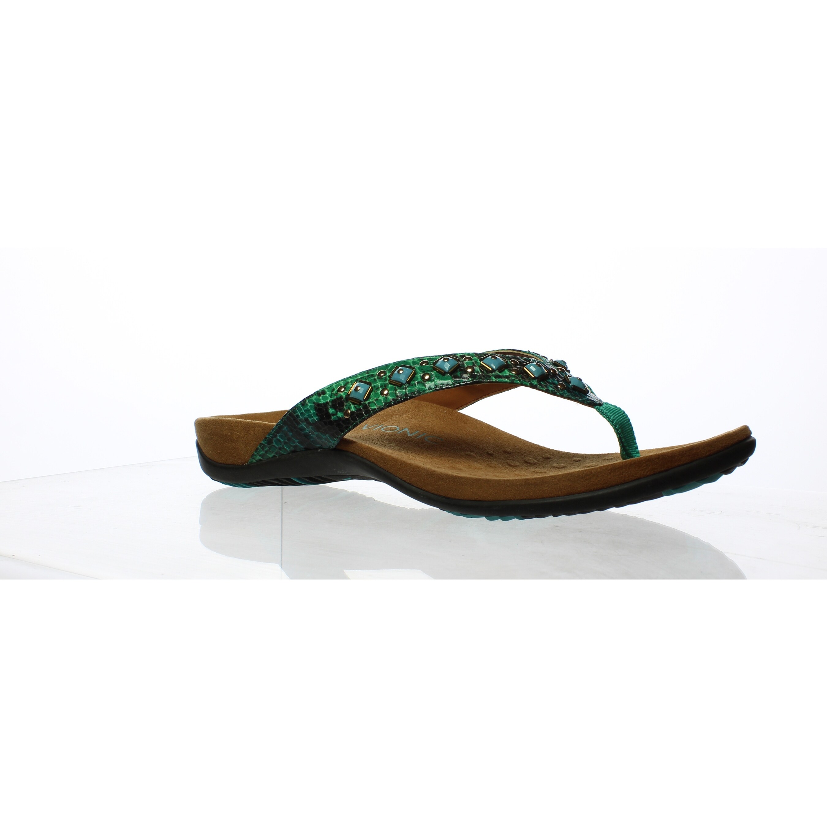 Vionic floriana teal snake deals