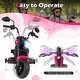 preview thumbnail 26 of 38, Gymax Kids Motorcycle w/Headlight Music Training Wheels Foot Pedal for