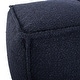 preview thumbnail 5 of 7, Allan Andrews Square Pouf Barbet Royal