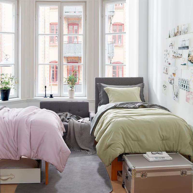 Dorm Haul® - Cozy College Comforter Set - Twin XL Reversible Bedding