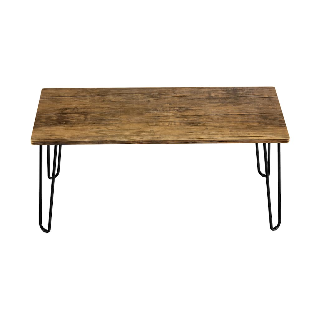 Lavish Home Modern Coffee Table with Hairpin Legs