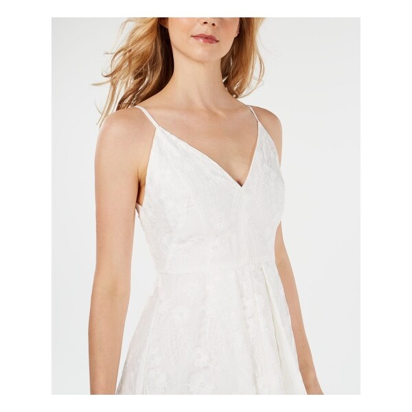 calvin klein white formal dress