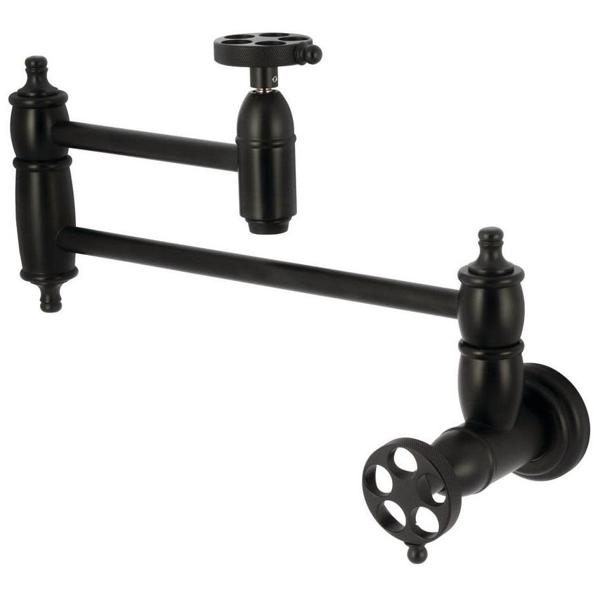 Kingston Brass KS310.RKZ Wendell 3.8 GPM Wall Mounted Single Hole Pot