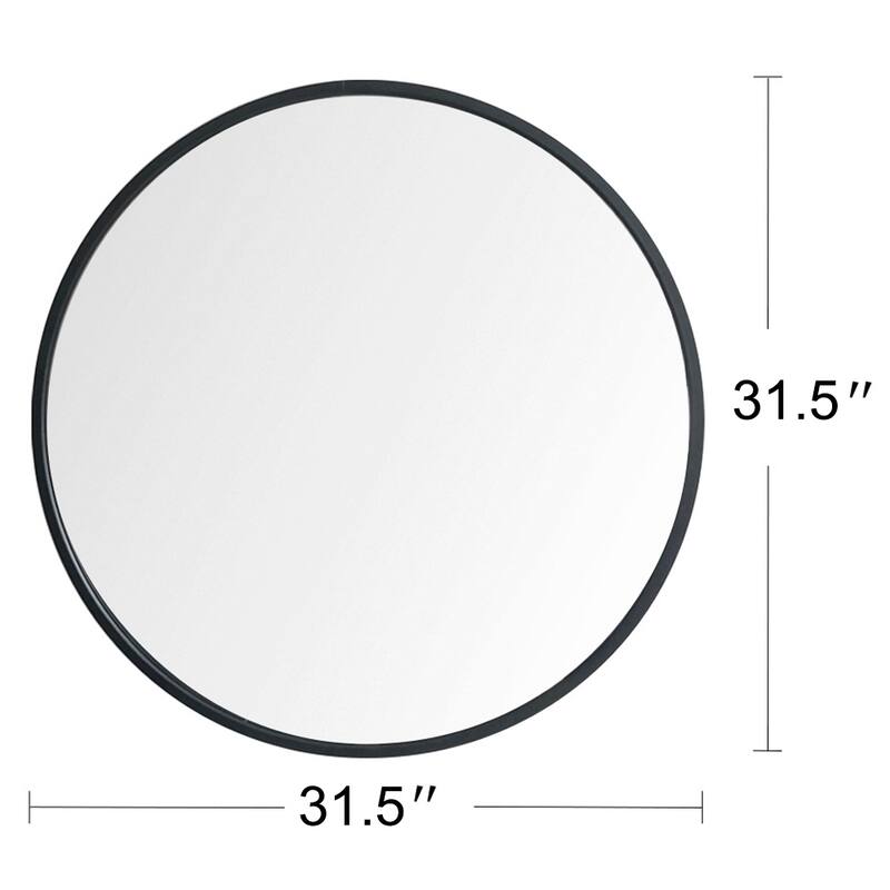 32" Wall Circle Mirror Large Round