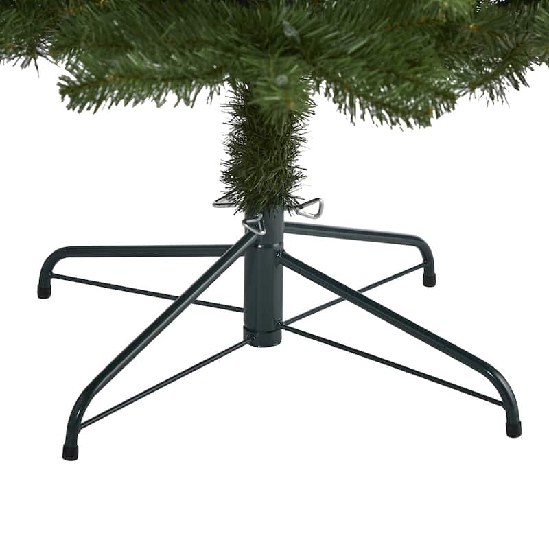 7.5ft Virginia Fir Artificial Christmas Tree with 450 Clear Lights and 979 Bendable Branches - Green - 84